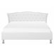 Beliani Cama com estrado Pele sintética METZ 215x189 Branco