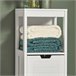 Armário de casa de banho 1 prateleira e 2 gavetas FRG127-W SoBuy Branco