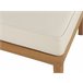 Beliani Conjunto lounge Madeira de acácia BARATTI Creme