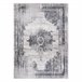 ANDRE 1187 Tapete Ornamento vintage antiderrapante 120x170 Cinza