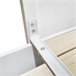 Cama nido UPPSALA 80/160x200cm branca Branco