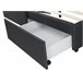 Beliani Cama com estrado Poliéster MILLAU 300x214 Cinza Escuro