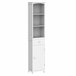 Armário Polivalente MDF HOMCOM, casa - casa de banho 34 Branco