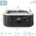 Jacuzzi insuflável Greystone Deluxe 4 pessoas INTEX Cinza