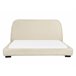 Beliani Cama de água Poliéster ROISEL 181x226 Creme