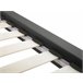Beliani Cama com estrado Pele sintética ESSONNE 228x219 Cinza
