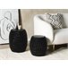 Beliani Mesa de apoio UHANA 62x62 Preto