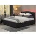 Beliani Cama com estrado Poliéster MONTPELLIER 167x213 Cinza Escuro