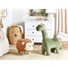 Beliani Pufe animal BRONTOSAUR Verde
