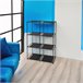 Estante modular Well Home com 6 compartimentos Preto
