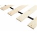 Beliani Cama com estrado MDF LIBERMONT 204x208 Castanho