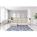 Chaise longue BENSON com cama Cinza