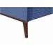 Beliani Cama com estrado Veludo BAYONNE 191x212 Azul