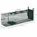 Armadilha para Animais Vivos Aço Outsunny Verde
