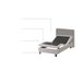 Beliani Cama com estrado Poliéster DUKE 92x216 Bege