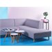 Beliani Conjunto de mesas VEGAS 48x48 Branco