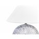 Beliani Candeeiro de mesa YUNA Branco/cinza