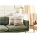 Beliani Almofada decorativa PLUMERIA Bege
