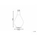 Beliani Jarro decorativo OMBILIN Branco/ Bege
