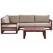Beliani Conjunto lounge TIMOR Madeira
