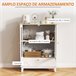 Aparador MDF e Melamina de Madeira HOMCOM Branco