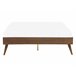 Beliani Cama com estrado MDF BERRIC 148x202 Castanho