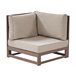 Beliani Conjunto lounge Madeira de acácia com certificado FSC® TIMOR Madeira