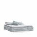 Cama BUGANVILLA 150x190cm con LED Branco/cinza