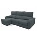 Chaise longue convertível em cama tecido APRIL Cinza