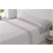 Conjunto de lençóis SUDAN polycotton rosa 