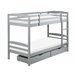 Beliani Beliche Pinho REGAT 97x208 Cinza