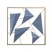 Beliani Decoração de parede ZINC Azul