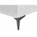 Beliani Cama com estrado Bouclé VALOGNES 172x220 Branco