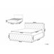 Beliani Cama com estrado Pele sintética ROCHEFORT 150x214 Cinza Escuro
