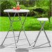 Pack 10 Bancos Altos Dobráveis ​​Thinia Home Branco
