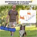 Conjunto de Treino e Agilidade ABS, PE, Tecido Oxford PawHut Laranja