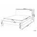 Beliani Cama com estrado Veludo FLAYAT 173x215 Amarelo