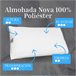Almofada Nova Moshy 100% Fibra de Poliéster 105x35 Branco