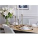 Beliani Candelabro LIWUNG Dourado
