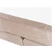 Beliani Cama continental Terciopelo MARQUISE 171x213 Cinza