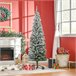 Árvore de Natal PVC e Aço HOMCOM, casa - natal Verde