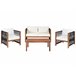Beliani Conjunto lounge ANTRIA Bege