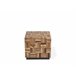 Beliani Mesa de centro GAMETI 45x45 Castanho