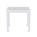 Mesa extensível de alumínio para jardim Lipari 82x82 Branco