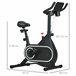 Bicicleta Estática Aço e Polietileno SPORTNOW Preto