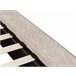Beliani Cama com estrado Bouclé MIRANDE 189x231 Cinza