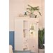 Vitrine 1 porta de vidro 2 gavetas PORTOFINO Branco
