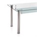  Mesa de jantar Tyra 80x140 Cinza