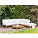 Beliani Conjunto lounge SANZA Branco