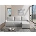 Chaise longue com cama AVA reversível 3 lugares cinza Cinza